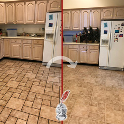 Image of a Kitchen Tile and Grout Cleaning Service in Bucks