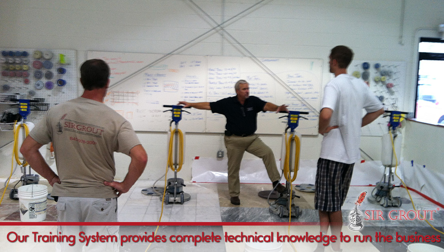 Our Training System provides complete technical knowledge to run the business