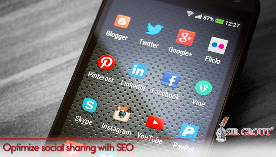 Social media sharing is easier if your website is attractive to read on a mobile device Optimize social sharing with SEO
